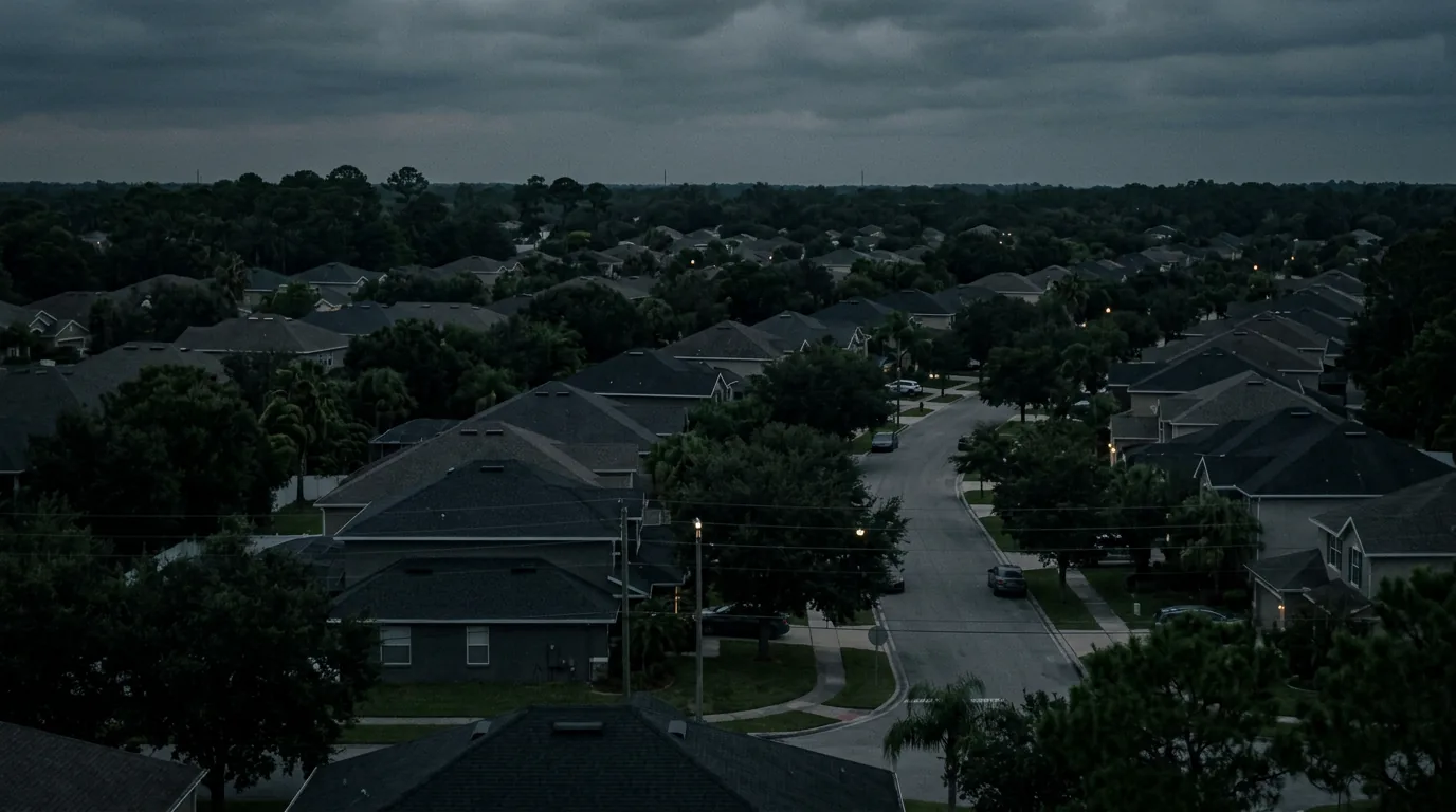 Port Orange neighborhood roofline, sample