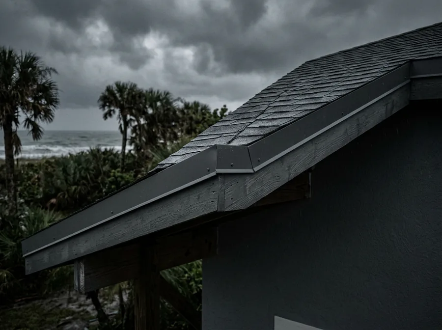 Daytona Beach post-storm edge and flashing rebuild, sample