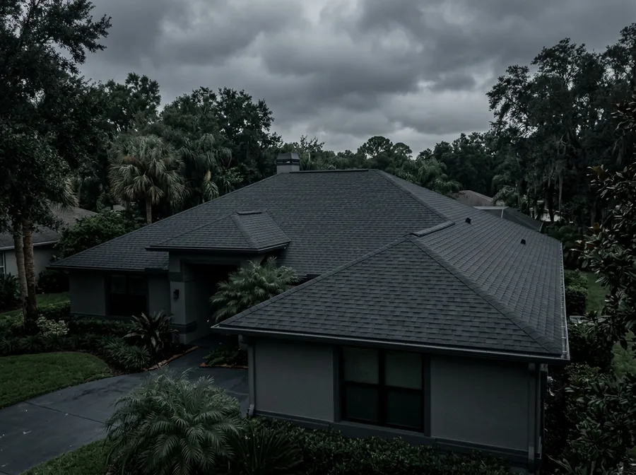 Completed Port Orange roof project, sample
